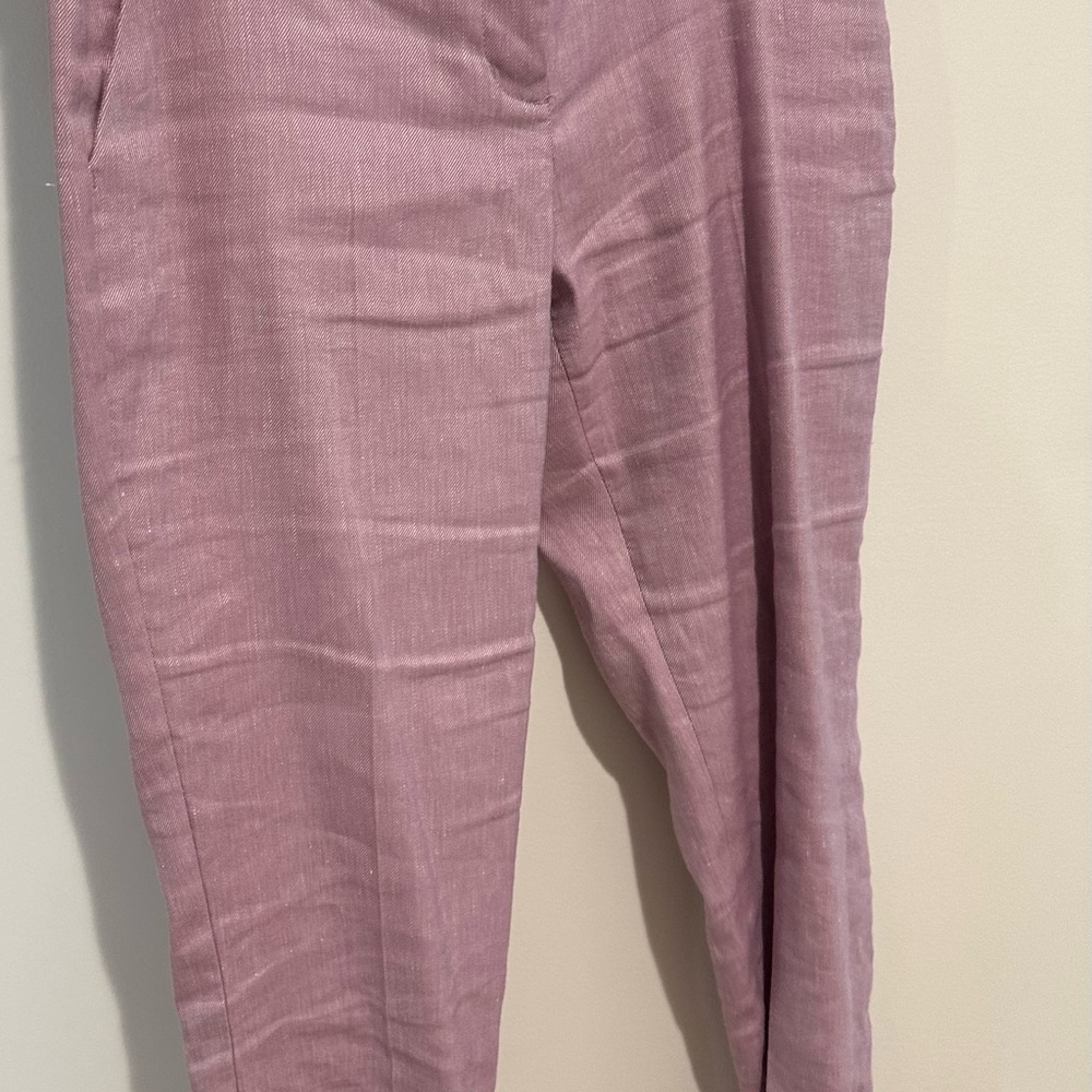 Express Pink Ankle Cropped Pants